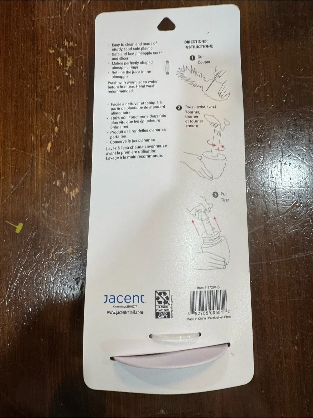 Culinary Elements Pineapple Corer & Slicer - New